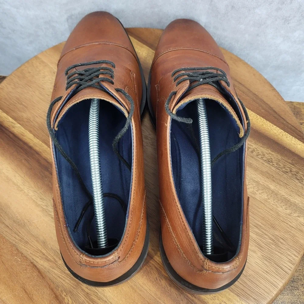 Cole Haan Dawes Grand.OS Oxford Shoes Mens‎ 12 M Brown Leather  Cap Toe Derby